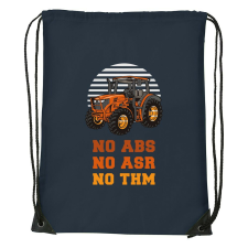 No ABS No ASR No THM - Sport táska navy kék tornazsák