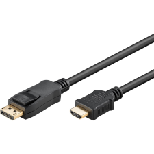 No-name DisplayPort > HDMI (ST-ST) 1m Black (51956) kábel és adapter