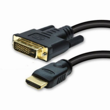 No-name HDMI > DVI (ST-ST) 1m Black (77480) kábel és adapter