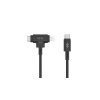 NO NAME HYPER HyperJuice USB cable USB 2.0 1.5 m USB C USB C/Lightning Black