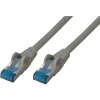 No-name Patchkabel CAT6a RJ45 S/FTP 0,5m Grey (75711-0.5) - UTP