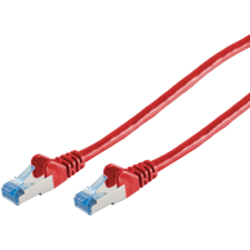 No-name Patchkabel CAT6a RJ45 S/FTP 1m Red (75711-R) kábel és adapter