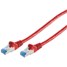No-name Patchkabel CAT6a RJ45 S/FTP 3m Red (75713-R) kábel és adapter