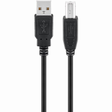 No-name USB2.0 A - B (ST-ST) 5m Black (68902) kábel és adapter