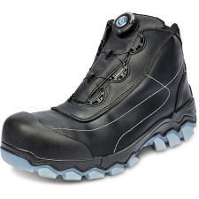  No.SIX QLS MF S3 SRC bakancs 48 fekete munkavédelmi cipő