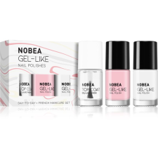 NOBEA Day-to-Day Coffee Time Set körömlakk szett French manicure set körömlakk