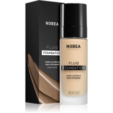 NOBEA Day-to-Day Fluid Foundation hosszan tartó make-up árnyalat 02 Ivory beige 28 ml smink alapozó