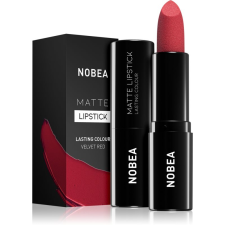 NOBEA Day-to-Day Matte Lipstick mattító rúzs árnyalat Velvet red #M16 3 g rúzs, szájfény