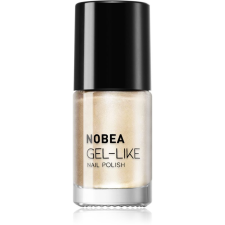NOBEA Metal Gel-like Nail Polish körömlakk géles hatással árnyalat frosting #N16 6 ml körömlakk