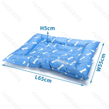 Nobleza | hűsítőmatrac csont mintával - 65*55*5cm szállítóbox, fekhely kutyáknak