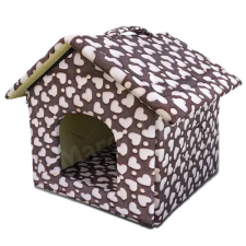  Nobleza Kutyaház beltérre M barna 48x45x39cm 52912 szállítóbox, fekhely kutyáknak