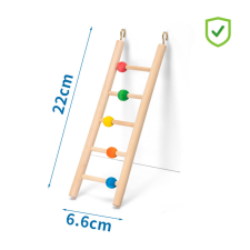 Nobleza | Létra természetes fából - 22x6,6 cm játék madaraknak