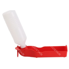Nobleza | UTAZÓ ITATÓ PIROS, 25,5x7 cm - 500 ml kutyatál