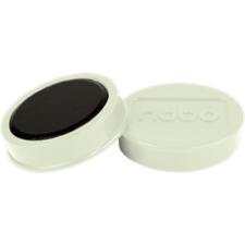 NOBO Fehértábla mágnes 10db, 38mm átmérő, fehér (1915315) mágnestábla
