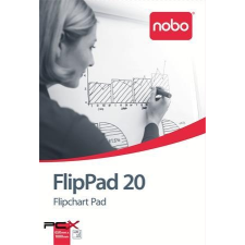 NOBO Flipchart papír, 650x955mm, 20 lap, nobo ajándéktárgy