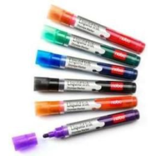 NOBO Liquid Ink 3mm Flipchartmarker - 6 szín (1901077) filctoll, marker