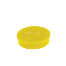 NOBO Mágneskorong, erős, 38 mm, 10 db, NOBO, sárga táblamágnes
