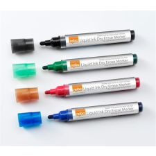 NOBO Táblamarker folyékonytintás1-3 mm 4db különböző szín (VN2408) filctoll, marker