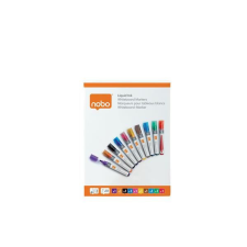 NOBO Táblamarker folyékonytintás 1-3 mm 10db vegyes színek (VN5381) filctoll, marker