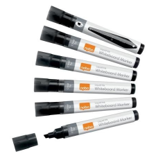 NOBO Táblamarker, folyékonytintás, vágott hegyû, 4 mm, NOBO, fekete filctoll, marker