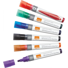 NOBO Táblamarker kúpos hegyű 1-3 mm folyékonytintás vegyes 6 db filctoll, marker