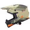 NOEND Dagger terepmotoros bukósisak matt khaki / narancs XS NOEND Sisakok és ruházat Sisakok és tartozékok Offroad sisakok