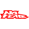  NoFear matrica,25cmx7.5cm,piros