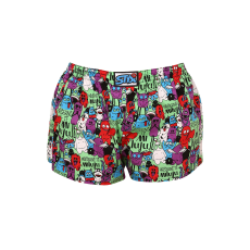  női bő szárú boxeralsók Styx art klasszikus gumipánt szörnyek (K1555) L