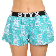  Női bő szárú boxeralsók Styx art sportos gumipánt jégkockák (T1657) M női alsó