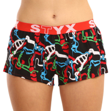  Női bő szárú boxeralsók Styx art sportos gumipánt Jungle (T1157) L