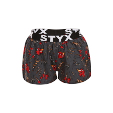 Női bő szárú boxeralsók Styx art sportos gumipánt karmok (T1552) L női alsó