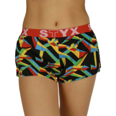  Női bő szárú boxeralsók Styx art sportos gumipánt készült háromszög alakú háromszögletű (T957) L