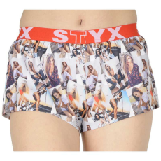  Női bő szárú boxeralsók Styx art sportos gumipánt modellek - limitált kiadásban (T1051) M