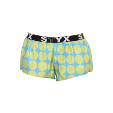  Női bő szárú boxeralsók Styx art sportos gumipánt pöttyös (T1054) L