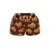  Női bő szárú boxeralsók Styx művészet sportos gumipánt Halloween tök (T1755) XXL