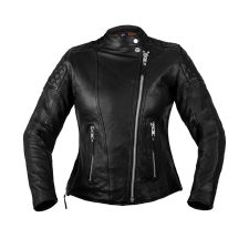 Női bőr motoros kabát W-TEC Mantura sötét barna M motoros kabát