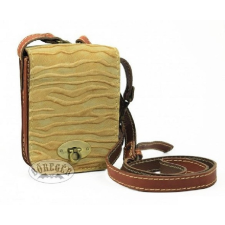  Női bőr válltáska, oldaltáska, trimmelt, kisebb ajándéktárgy