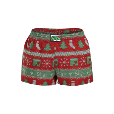  Női boxeralsó Styx art klasszikus gumi karácsonyi kötött (K1658) XL