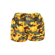  Női boxeralsó Styx art klasszikus gumi terepszínű sárga (K1559) XL