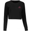  Női crop felső pulóver ALTISPORT BYB/ALW056BY131 FEKETE RÓZSASZÍN méret: XXXL