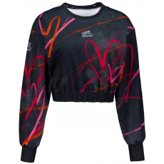  Női funkcionális kivágott pulóver prémium ALTISPORT VOJ/ALW082MI08 FEKETE méret: XXXL