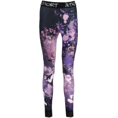  Női funkcionális termo nadrág prémium ALTISPORT VOJ/ALW055TER02 FEKETE -VIOLET méret: L