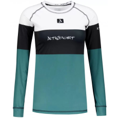  Női funkcionális termo t -póló hosszú ujjú prémium ALTISPORT VOJ/ALW051TER01 FEHÉR -ZÖLD méret: XL