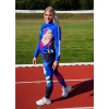  Női hosszú, prémium funkcionális leggings ALTISPORT VOJ/ALW042LEG01 KÉK méret: M