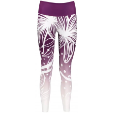  Női hosszú, prémium funkcionális leggings ALTISPORT VOJ/ALW045LEG01 LILA/FEHÉR méret: M