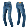  Női motoros farmer W-TEC Arikaro Lady, rugalmas anyag, levehető CE protektorok, stretch panelek, aramidszálas megerősítés, AirVent rendszer kék 42/32