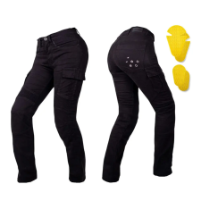  Női motoros farmernadrág W-TEC Komehana fekete 32 / 34 motoros nadrág