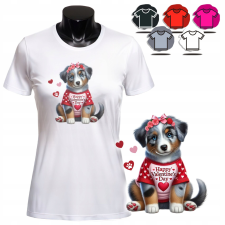 NŐI NYOMTATOTT PÓLÓ - AUSZTRÁL JUHÁSZKUTYA - 3XL női póló