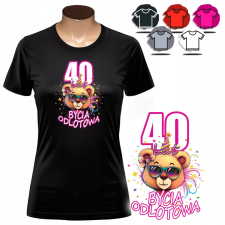  NŐI NYOMTATOTT PÓLÓ - MINTA 40 ÉVES AJÁNDÉK - XL női póló