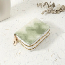  NŐI PÉNZTÁRCA -DUPLA REKESZ- ZÖLD- pénztárca